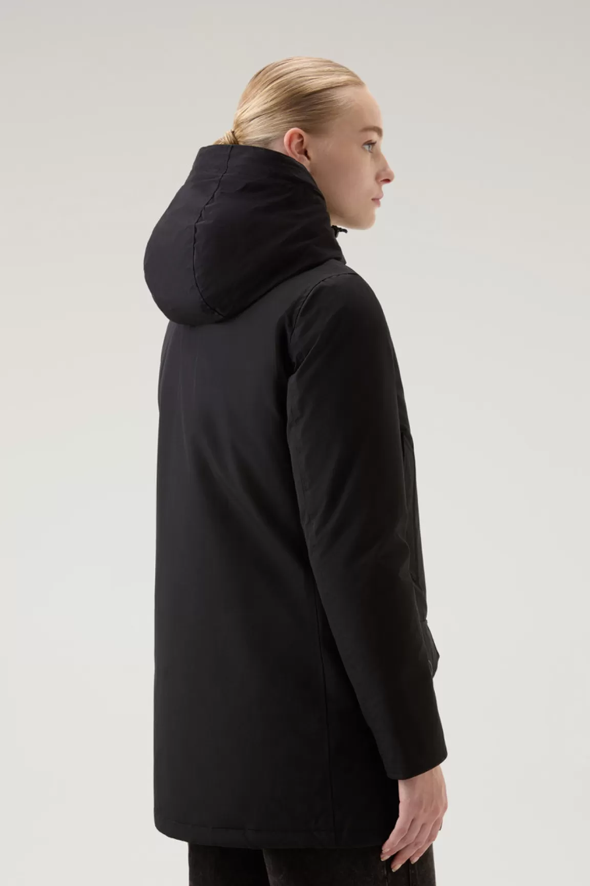 Donna Woolrich Parka>Arctic Parka In Ramar Cloth Con Quattro Tasche E Pelliccia Removibile