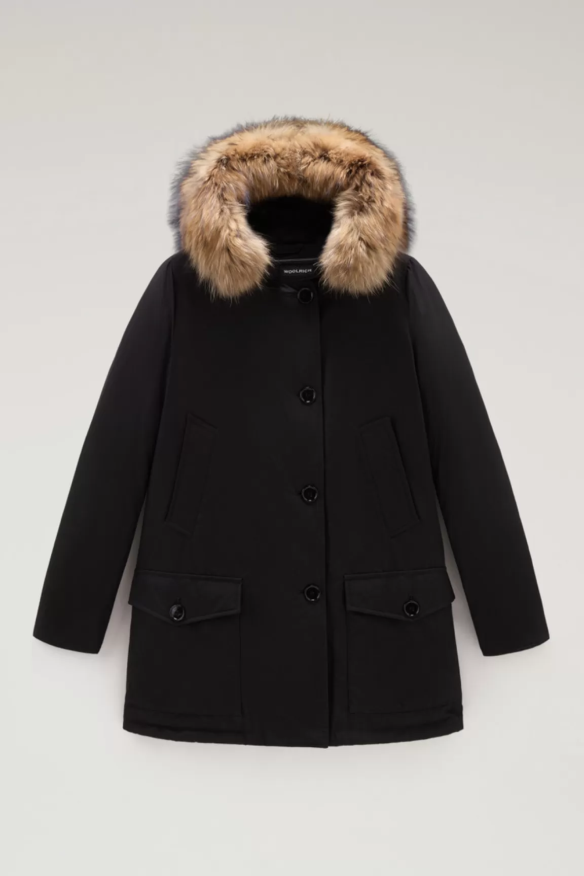 Donna Woolrich Parka>Arctic Parka In Ramar Cloth Con Quattro Tasche E Pelliccia Removibile